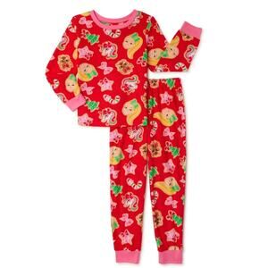JoJo Siwa Christmas PJS JoJo Siwa Girls Exclusive Long Sleeve PJS Bow Bow Size 5